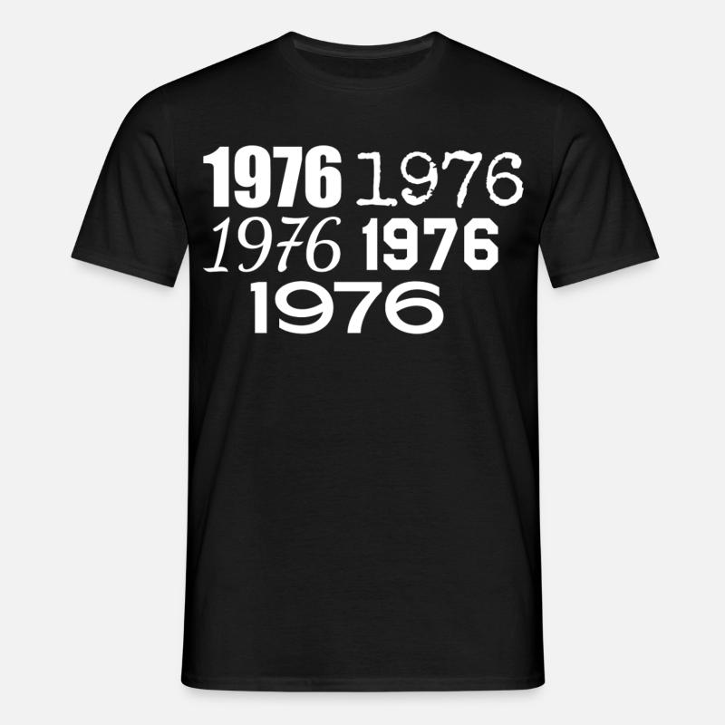 1976 - Men's T-Shirt - black