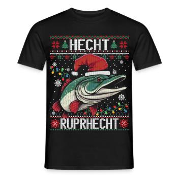 Pike Rupr Pike Ruprecht Pike Noël moche - T-shirt homme - noir - Devant - AI Model Male 178 light (178cm)