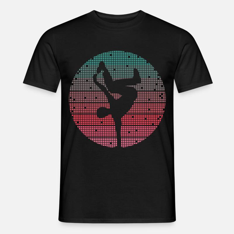 Breakdance Danse Breakdancer Breakdancer Rétro Breakdancer - T-shirt homme - noir