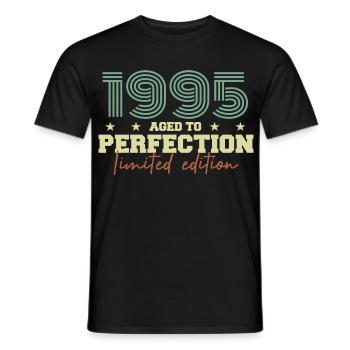 1995 - T-shirt homme - noir - Devant - AI Model Male 178 light (178cm)