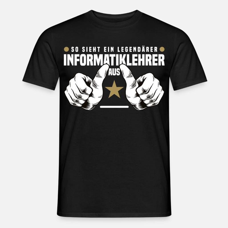 Computer Science Teacher - Men's T-shirt - black