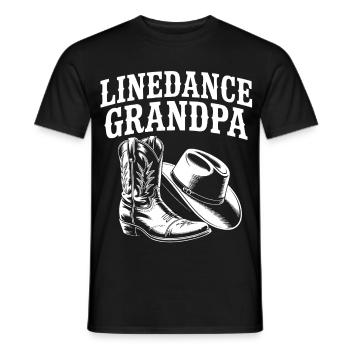 Bottes de grand-père en ligne - T-shirt homme - noir - Devant - AI Model Male 178 light (178cm)