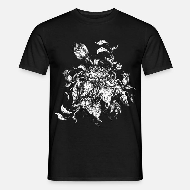 Eyebloom - Männer T-Shirt - Schwarz