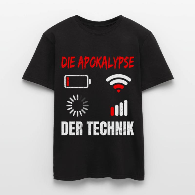 Coder DIE APOKALYPSE DER TECHNIK LUSTIG Männer T-Shirt