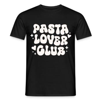 Club des amateurs de pâtes - T-shirt homme - noir - Devant - AI Model Male 178 light (178cm)