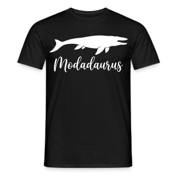 Modadaurus Mosasaurus Dinosaur Dad - T-shirt homme - noir - Devant - AI Model Male 178 light (178cm)