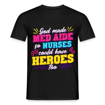 Medical Assistant MFA - Men's T-Shirt - black - Front - AI Model Male 178 light (178cm)