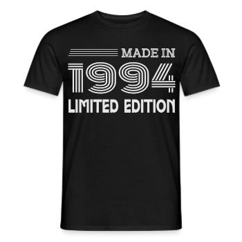 Original 1994 Vintage 1994 Rétro Anniversaire 1994 - T-shirt homme - noir - Devant - AI Model Male 178 light (178cm)