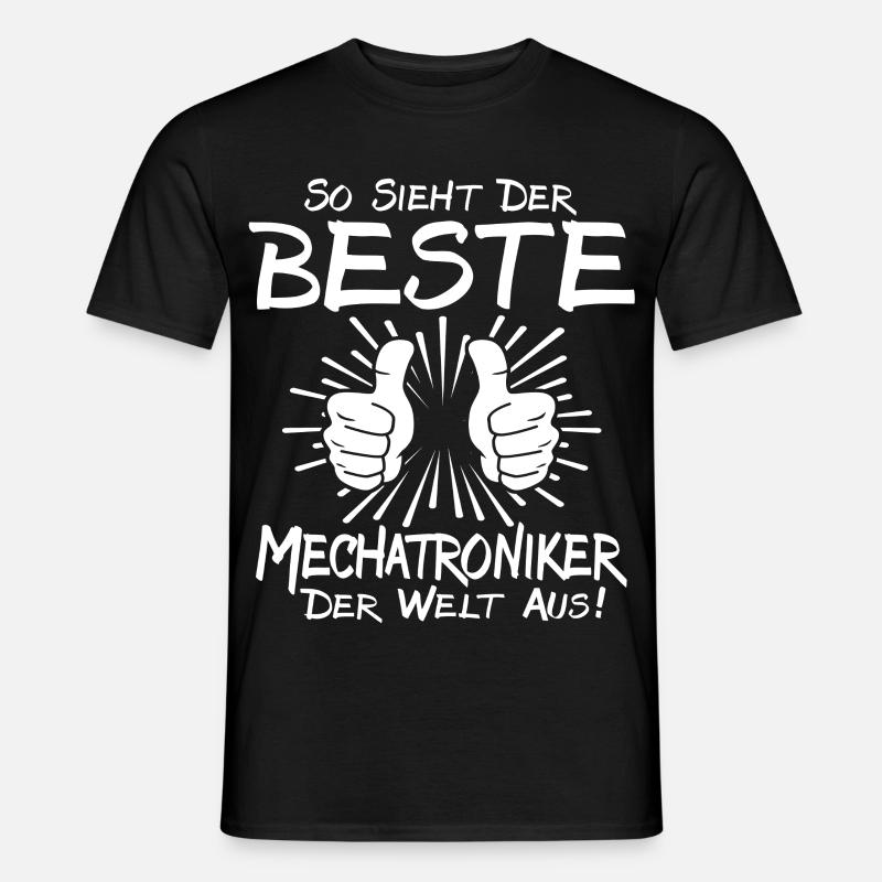 Bester Mechatroniker - Männer T-Shirt - Schwarz