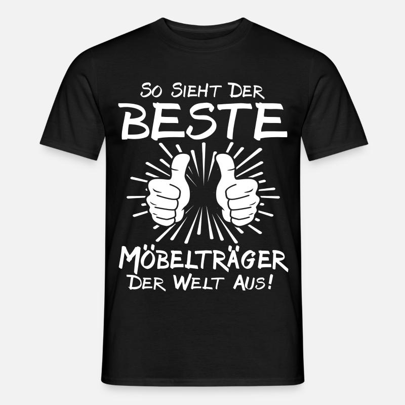 Bester Möbelträger - Männer T-Shirt - Schwarz