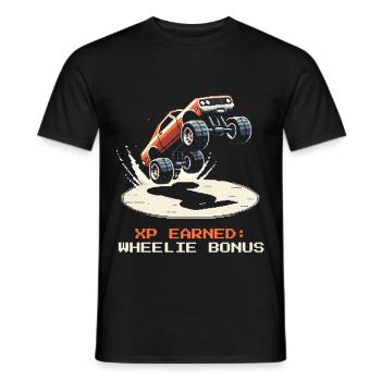 XP: Wheelie Bonus | RC Stunts - Men's T-Shirt - black - Front - AI Model Male 178 light (178cm)
