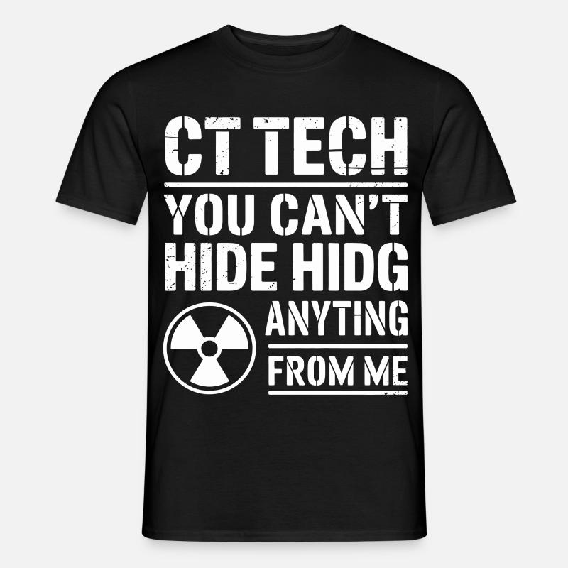 CT Tech: Nothing to hide - Men’s T-shirt - black