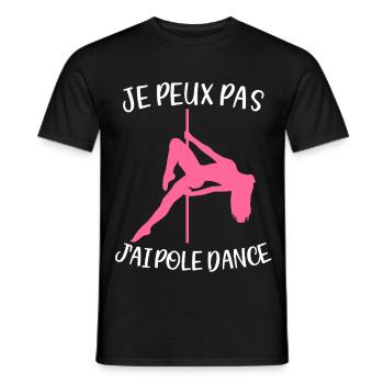 Ich kann nicht, ich Pole-Dance-Tänzer Tänzer Barre-Tänzer - Männer T-Shirt - Schwarz - Vorne - AI Model Male 178 light (178cm)