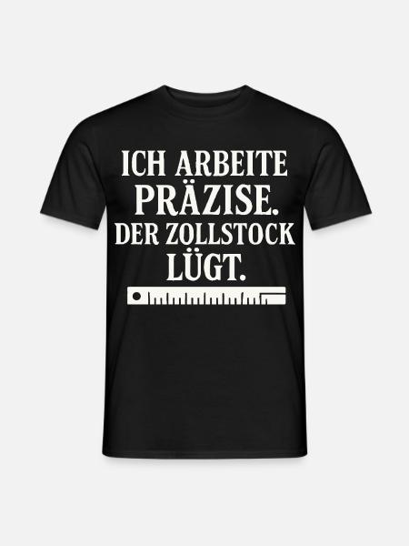 Craftsman Saying Folding Rule - Men's T-Shirt - black