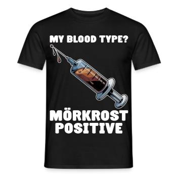 Mörkrost Suède Fika Coffee - T-shirt homme - noir - Devant - AI Model Male 178 light (178cm)