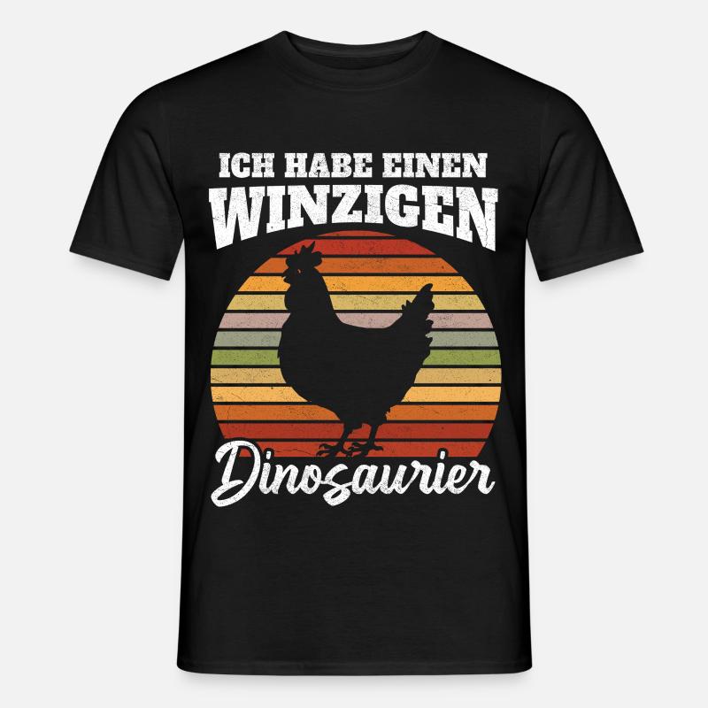 Winziger Dinosaurier Spruch - Männer T-Shirt - Schwarz