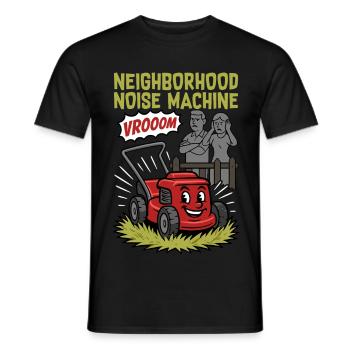 Neighborhood Noise Machine - Männer T-Shirt - Schwarz - Vorne - AI Model Male 178 light (178cm)