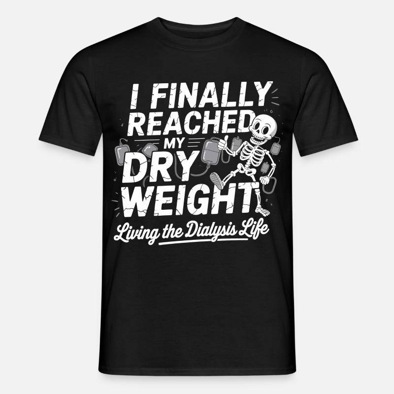 Endlich Trockengewicht Erreicht - Männer T-Shirt - Schwarz