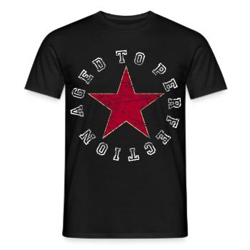 Aged To Perfection Birthday Gift Any Age - Men's T-Shirt - black - Front - AI Model Male 178 light (178cm)