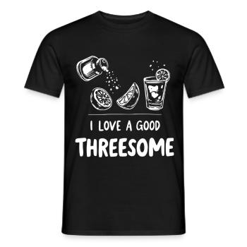 Zitrus-Limonaden-Szene - Männer T-Shirt - Schwarz - Vorne - AI Model Male 178 light (178cm)