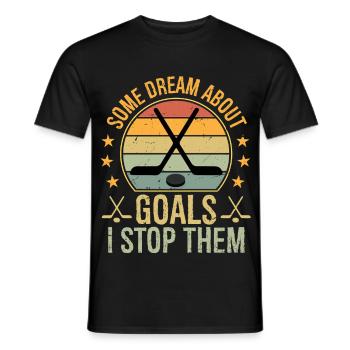 certains rêvent d’objectifs Je les arrête - T-shirt homme - noir - Devant - AI Model Male 178 light (178cm)