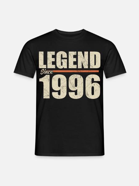 Anniversary 1996 | Legend since 1996 - Men's T-Shirt - black