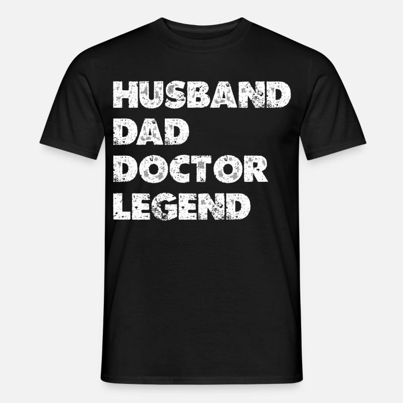 Heldenkombi Ehemann Vater Doktor - Männer T-Shirt - Schwarz