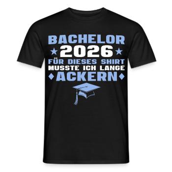 Examen de licence réussi Licence 2026 - T-shirt homme - noir - Devant - AI Model Male 178 light (178cm)