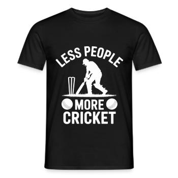 Lustiges Kricket Spruch Vintage Cricket Spiel - Männer T-Shirt - Schwarz - Vorne - AI Model Male 178 light (178cm)