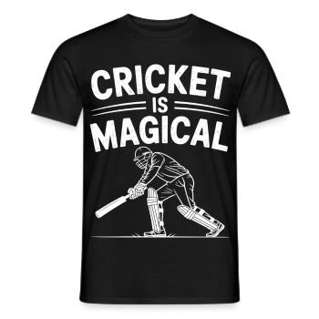 Lustiges Kricket Spruch Vintage Cricket Spiel - Männer T-Shirt - Schwarz - Vorne - AI Model Male 178 light (178cm)