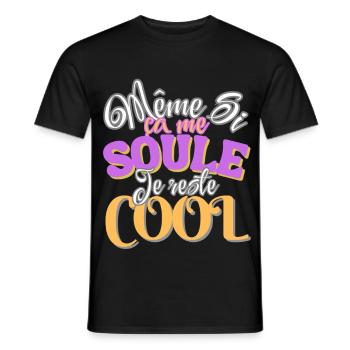 Even if it makes me feel better, I'm still cool - Men's T-Shirt - black - Front - AI Model Male 178 light (178cm)