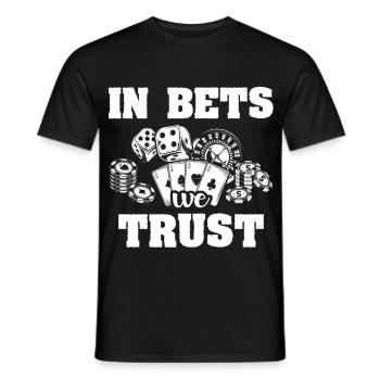 Casino Gambling - Männer T-Shirt - Schwarz - Vorne - AI Model Male 178 light (178cm)