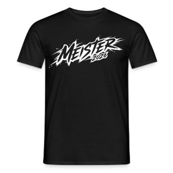 Meister 2026 - Männer T-Shirt - Schwarz - Vorne - AI Model Male 178 light (178cm)