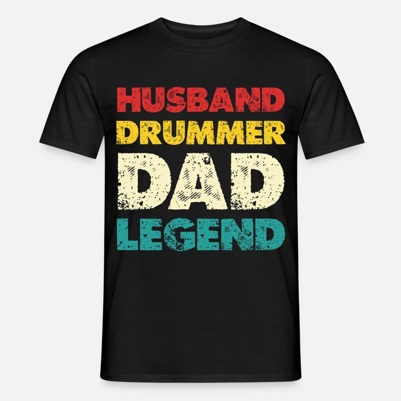Husband Dad Legend Tee - Männer T-Shirt - Schwarz