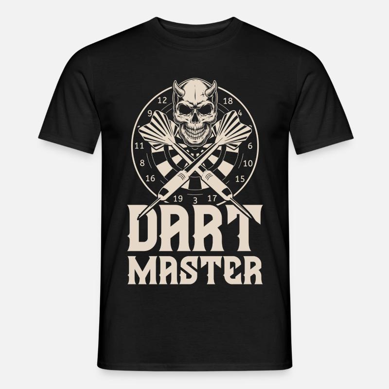 Darts - Männer T-Shirt - Schwarz