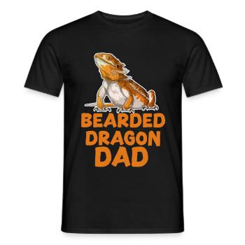 Papa Dragon Barbu - T-shirt homme - noir - Devant - AI Model Male 178 light (178cm)