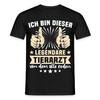 Vet Sayings - Men's T-Shirt - black - Front - AI Model Male 178 light (178cm)
