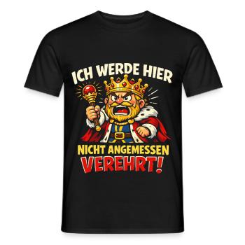 Un roi pas suffisamment vénéré - T-shirt homme - noir - Devant - AI Model Male 178 light (178cm)