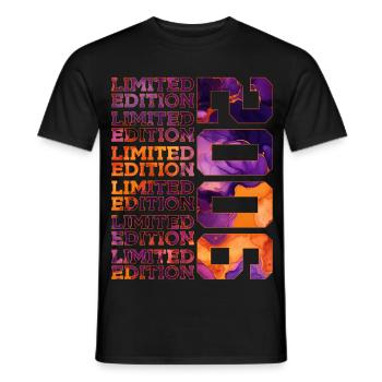20E ANNIVERSAIRE ÉDITION LIMITÉE 2006 - T-shirt homme - noir - Devant - AI Model Male 178 light (178cm)