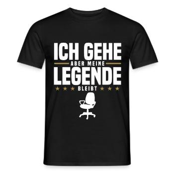 Cher collègue d’adieu - T-shirt homme - noir - Devant - AI Model Male 178 light (178cm)