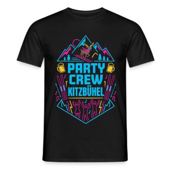 Kitzbühel Après Ski Party - Men's T-Shirt - black - Front - AI Model Male 178 light (178cm)