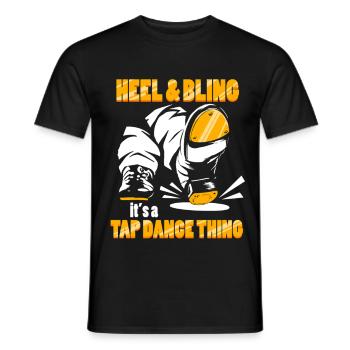 Stepptanz Stepptänzer Stepptänzerin Stepper - Männer T-Shirt - Schwarz - Vorne - AI Model Male 178 light (178cm)