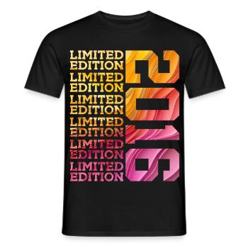 ÉDITION LIMITÉE 2016 10 ANS 10E ANNIVERSAIRE - T-shirt homme - noir - Devant - AI Model Male 178 light (178cm)