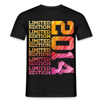 ÉDITION LIMITÉE 2014 12 ANS 12E ANNIVERSAIRE - T-shirt homme - noir - Devant - AI Model Male 178 light (178cm)
