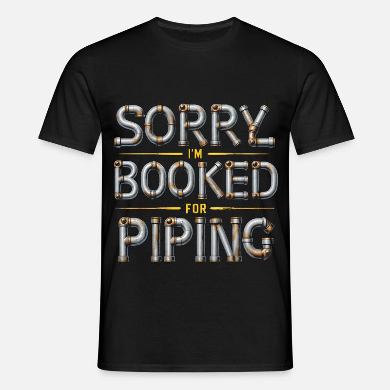 Pipe Layer Pipeline Builder - Men's T-Shirt - black