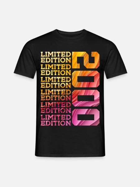 LIMITED EDITION 2000 26 JAHRE 26. GEBURTSTAG - Männer T-Shirt - Schwarz