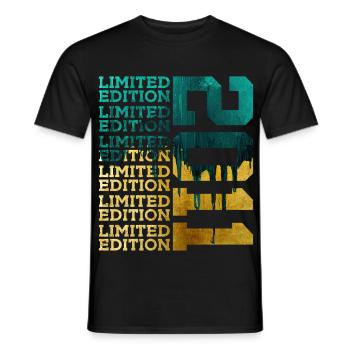 LIMITED EDITION 2011 15 JAHRE 15. GEBURTSTAG - Männer T-Shirt - Schwarz - Vorne - AI Model Male 178 light (178cm)