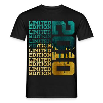 ÉDITION LIMITÉE 2010 16 ANS 16E ANNIVERSAIRE - T-shirt homme - noir - Devant - AI Model Male 178 light (178cm)