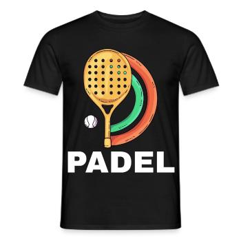 Ich kann kein Padel haben - Männer T-Shirt - Schwarz - Vorne - AI Model Male 178 light (178cm)