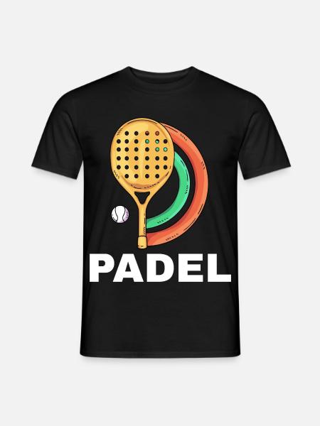 I can't I have padel - Men's T-Shirt - black